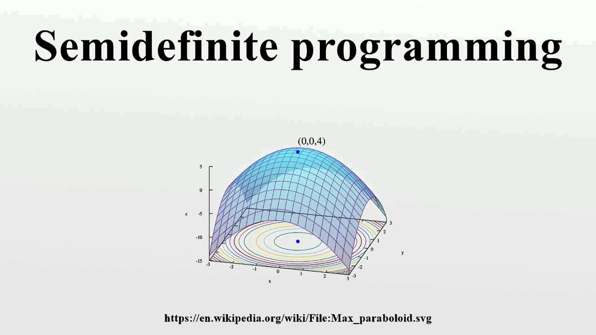 File:Semidefinite Programming.jpg - Cornell University Computational ...